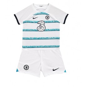 Baby Fußballbekleidung Chelsea Auswärtstrikot 2022-23 Kurzarm (+ kurze hosen)